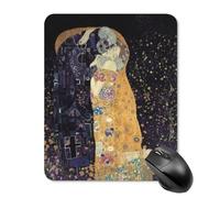 AFLJNYNN Gustav klimts the kiss Non-Slip Responsive Laptop Smooth Flexible Mouse Pad Study Texture Compact Mousepad Skidproof