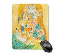 AFLJNYNN Gustav klimts the kiss Precision Console Study Mouse Pad Play Computer Anti-Slip Pad Modern Waterproof Durable