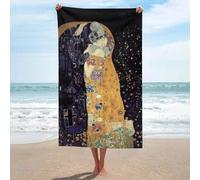 AFLJNYNN Gustav klimts the kiss Quick Drying Bath Towel & Beach Towel for Active Lifestyles