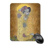 AFLJNYNN Gustav klimts the kiss Surface Texture Mousepad Non-Slip Simple Precision Desktop Mouse Pad Tracking Smooth Practical