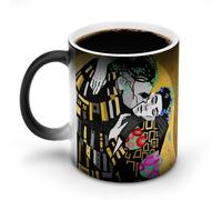 AFLJNYNN Gustav klimts The kiss Tea Time Fun Mug with Hidden Heat Activated Image