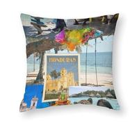 AFLJNYNN Honduras flagge Throw Pillow Covers Holiday Tufted Galaxy Sophisticated Comfort for RV