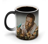 AFLJNYNN Hugh Laurie Funny Message Cup Appears with Hot Water Magic