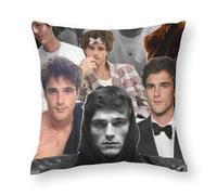AFLJNYNN Jacob elordi Throw Pillow Covers Chenille Typography Hidden Zipper Tufted Stitch Detailed for Entryway