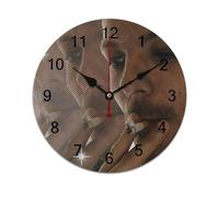 AFLJNYNN Louis tomlinson This minimalist PVC wall clock features a whisper-quiet sweep second hand and frameless design, perfect for office or bedroom decoration.