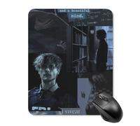 AFLJNYNN Matthew gray gubler Hygienic Mouse Pad Quiet Durable Performance Notebook Play Portable Mat Protective