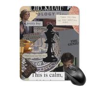 AFLJNYNN Matthew gray gubler Players Portable Notebook Simple Mouse Texture Stable Mouse Pad Durable Work Lightweight