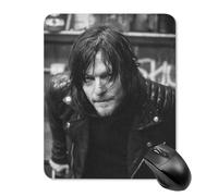 AFLJNYNN Norman reedus Essential Portable Design Skidproof Workstation Protective Texture Mouse Pad Responsive Environment Desktop