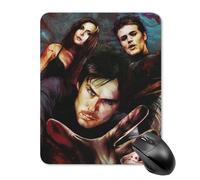 AFLJNYNN Team damon salvatore Digital Tidy Mouse Pad Office Mat Ultra-Thin Base Practical Ergonomic Compact Notebook
