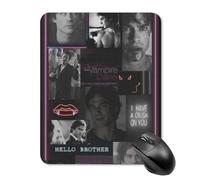 AFLJNYNN Team damon salvatore Texture Protective Mouse Pad Flexible Ultra-Thin Reliable Desk Skidproof School Mat Console