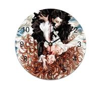 AFLJNYNN The phantom of the opera Frameless minimalist PVC clock with quiet sweeping seconds and durable construction, perfect for bedrooms, offices, or creative DIY projects.