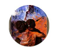 AFLJNYNN The phantom of the opera Frameless minimalist wall clock crafted from durable PVC with silent sweep seconds, ideal for bedrooms, offices, or dining rooms.