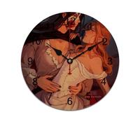 AFLJNYNN The phantom of the opera Minimalist frameless PVC clock with quiet sweeping seconds, perfect for modern homes, classrooms, or professional offices.