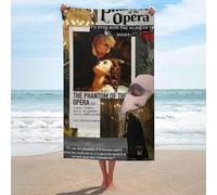 AFLJNYNN The phantom of the opera Quick-Drying Beach Towel & Bath Towel for Active Lifestyles