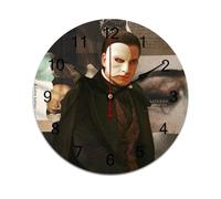 AFLJNYNN The phantom of the opera Silent sweeping PVC clock made from eco-friendly materials with minimalist design and frameless build, suitable for various rooms.