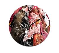 AFLJNYNN The phantom of the opera This eco-friendly PVC clock features silent sweep movement and minimalist frameless design, suitable for versatile home or workspace décor.