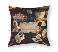 AFLJNYNN The phantom of the opera Throw Pillow Covers Cool Touch Modern Hidden Zipper Set of 4 Tribal for RV