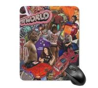 AFLJNYNN Vintage hip hop Control Comfortable Hygienic Tracking Digital Precision Performance Mouse Pad Soft Portable