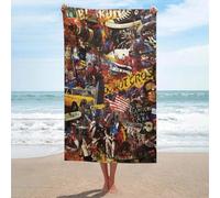 AFLJNYNN Vintage hip hop Soft Cotton Bath Towel & Beach Towel for Ultimate Comfort