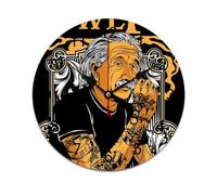 AFLJNYNN Vintage hip hop This frameless, PVC wall clock showcases minimalist aesthetics with quiet movement, perfect for enhancing home or work environments.