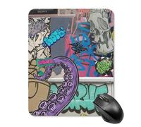 AFLJNYNN Vintage hip hop Waterproof Coating Desktop Smooth Console Simple Mouse Pad Performance Study Professional