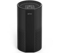 Afloia Air Purifier for Home, 4-in-1 Washable Filter for Allergies, Covers Up to 1076 ft², Quiet Operation, Auto Shut-Off & Night Light, Removes Pet Dander, Pollen, Dust, Mold, and Smoke,Black