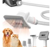 Afloia Dog Brush Vacuum Attachment - Pet Grooming Tool for Dogs & Cats (Vacuum Not Included)