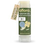 Aflora Castor Oil Lash & Brow Balm Stick, Botanical Blend for Precise, No-Drip Application