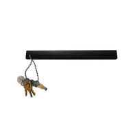 AFLUXE Commercial Grade Large Keychain-Slim design Heavy-Duty Long Keychain-Big Giant Keychain for Homes,Public Restrooms(Black)