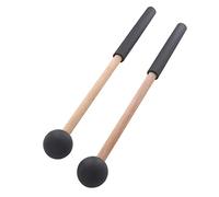 Aflytep 1 Pair Soft Rubber Tongue Drum Sticks Head Drum Sticks for Tongue Drums and Percussion