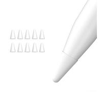 Aflytep 10Pcs Silicone Replacement Tip Case Protective Cover for 1St 2Nd Touchscreen Stylus Pen Case White