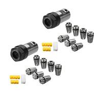 Aflytep 14pcs ER11 1-7mm Spring Clips with Extension Rod for Motor Shaft Holder ER11A 5mm