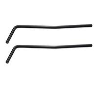 Aflytep 2 x Electric Guitar Direct Insert Style Tremolo Arm Tremolo Arm Tremolo Bar - Chrome - Black