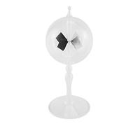 Aflytep 20.5cm Glass Solar Powered Crookes Radiometer Light/Educational Teaching Study Tool/Office