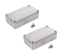 Aflytep 2X Aluminium Electronics Project Box Case Enclosure Instrument Waterproof, Standard 1590B 112X60X31mm