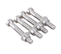 Aflytep 4Pcs M2.5x18.5mm Turntable Phonograph Screws,Hardware Replacement Headshells Stylus Mounting Vinyl LP Record Player
