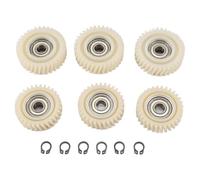 Aflytep 6PCS 47.5x13mm 41.5x11mm Oblique Planetary Gear 35 31 Teeth Helical Gears with 7.94mm Bearings for E-Bike Hub Motor Part