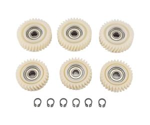 Aflytep 6PCS 47.5x13mm 41.5x11mm Oblique Planetary Gear 35 31 Teeth Helical Gears with 7.94mm Bearings for E-Bike Hub Motor Part