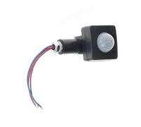 Aflytep AC85-265V IP65 Motion Sensor Adjustable PIR Switch Ultrathin LED Light PIR Outdoor Motion Sensor Detector,10Mm Black