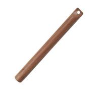 Aflytep Black Walnut Wood Rolling Pin Perforated Solid Wood Baking Dumpling Sticks Kitchen Tool for Baking Pie Pastry