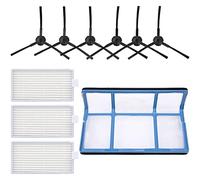 Aflytep Filter Side Brushes Replacement Parts Set for V3 V3S V5 V5S V5S Pro Vacuum Cleaner Robot Accessories