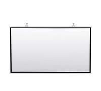 Aflytep Portable Projector Screen for Home Theater Outdoor HD White Foldable Anti- (120Inch)
