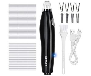 AFMAT EE04 Electric Eraser for Artists, Rechargeable Electric Eraser Kit, 140 Refills for Drafting, Electric Pencil Eraser - Battery Operated for Drawing Pencils, Crafts, Arts