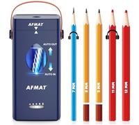 AFMAT Electric Pencil Sharpener, Auto in & Out, 5 Tip Settings, Rechargeable Sharpener for 6.5-12mm Large Color Pencils, 7K+ Uses, Super Fast Pencil Sharpeners for Teachers Artists Office,Blue, PSC7