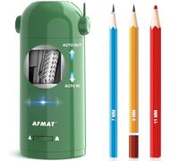 AFMAT Electric Pencil Sharpener - Colored Pencils 7-11.5mm, Auto in & Out, Rechargeable Hands-Free