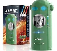 AFMAT Electric Pencil Sharpener, Fully Automatic Colored Pencil Sharpener for 7-11.5mm Pencils, Auto in &Out, Robot Pencil Sharpeners for Kids, Rechargeable Hands-Free with Dotted Eyes, PSX5ET, Green