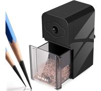AFMAT Long Point Pencil Sharpener, 8-20mm Long Pencil Nibs, Self-Feed & Adjustable Pencil Sharpness, Artist Desktop Manual Pencil Sharpener for