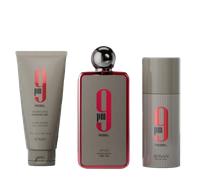 Afnan 9PM Rebel Eau De Parfum, Shower Gel & Deodorant Spray Gift Set