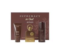 Afnan Supremacy In Oud Gift Set - EDP 100ml Spray + 150ml Shower Gel