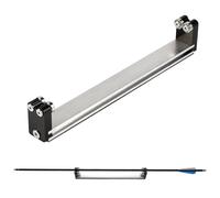 AFOLOREET Arrow Spinner Tester Arrow Squaring Device for Shaft Straightness, Vane Tuning, 11.8 Inch Aluminum Construction Arrow Straightness Detector Tool,No Assembly Required